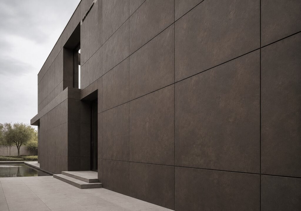 A ventilated façade in Terra Ferro